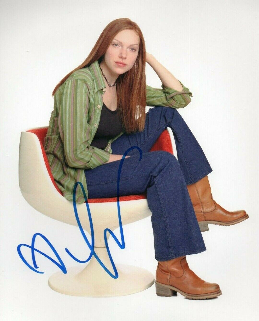 Autographed Laura Prepon signed 8 x 10 Photo Poster painting