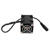 12V Smart Cooling Fan, Strong Exhaust Air Good Stability Small Heat Dissipation Fan Low Noise for Circuit Board for Motherboard