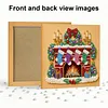 Kit de peinture de perles encadr&eacute; de No&euml;l 25x25cm pour adultes