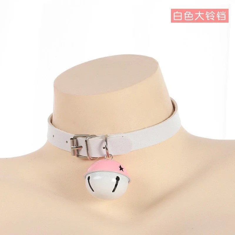 Sex Erotic Toys Accessories For Women Adult BDSM Bondage Games Cute Kawayi Collar With Bell Slave Cosplay Fetsih Necklace lolita