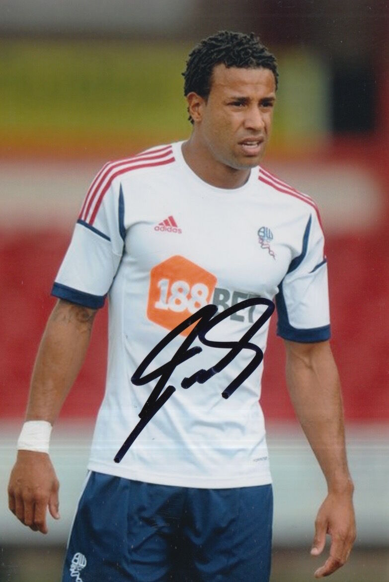 BOLTON WANDERERS HAND SIGNED TYRONE MEARS 6X4 Photo Poster painting 1.