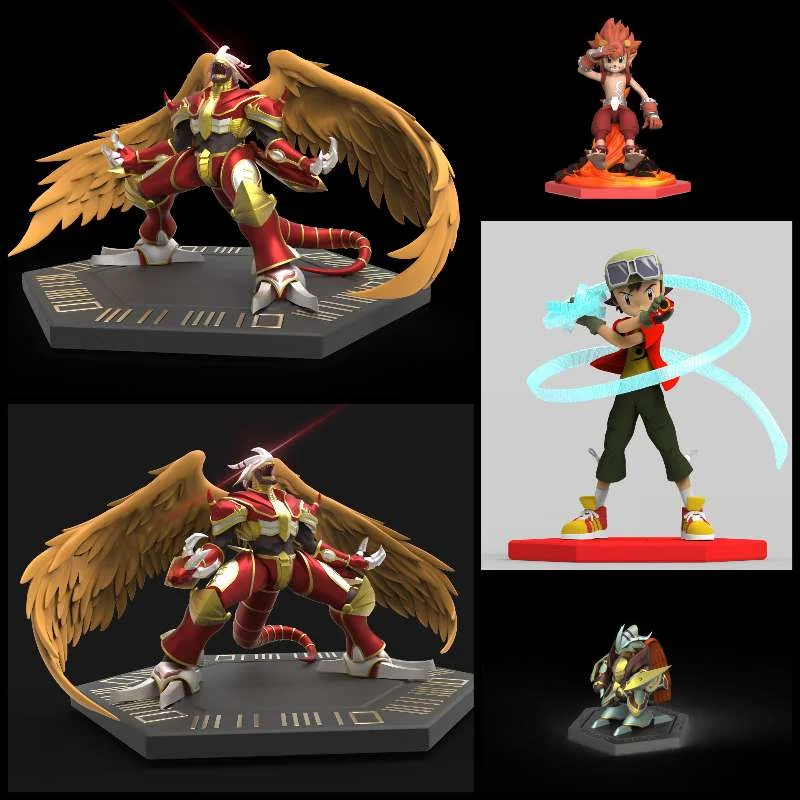 PRE-ORDER DMX Studio Digimon Frontier04 Vritramon/Garummon 4