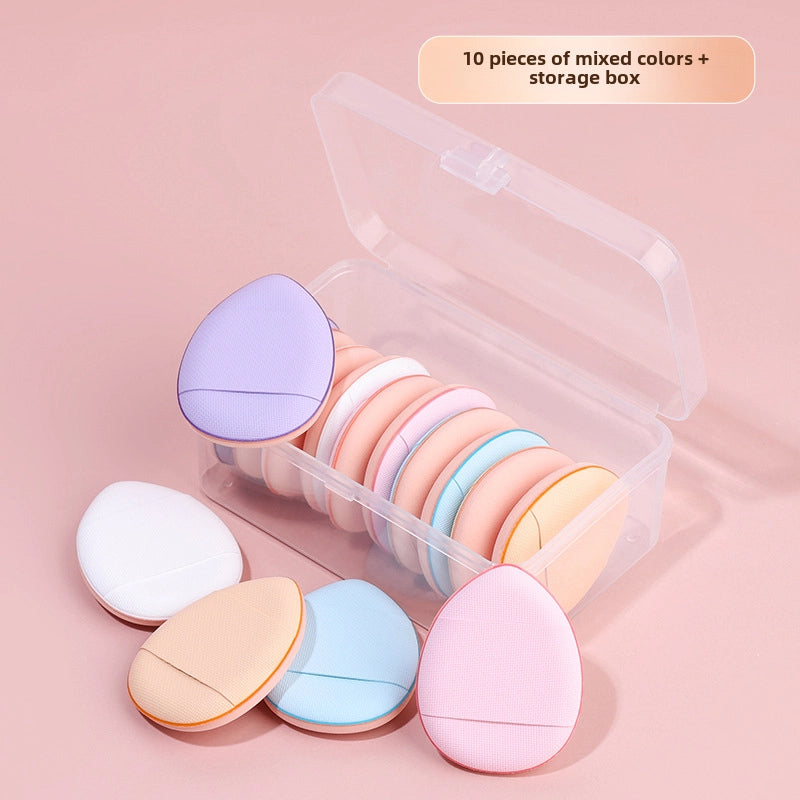 Finger Powder Puff Thumb Air Cushion Mini Version Makeup Sponge Dry And Wet Dual-purpose Foundation Liquid Does Not Eat Powder Fingertip Powder Puff