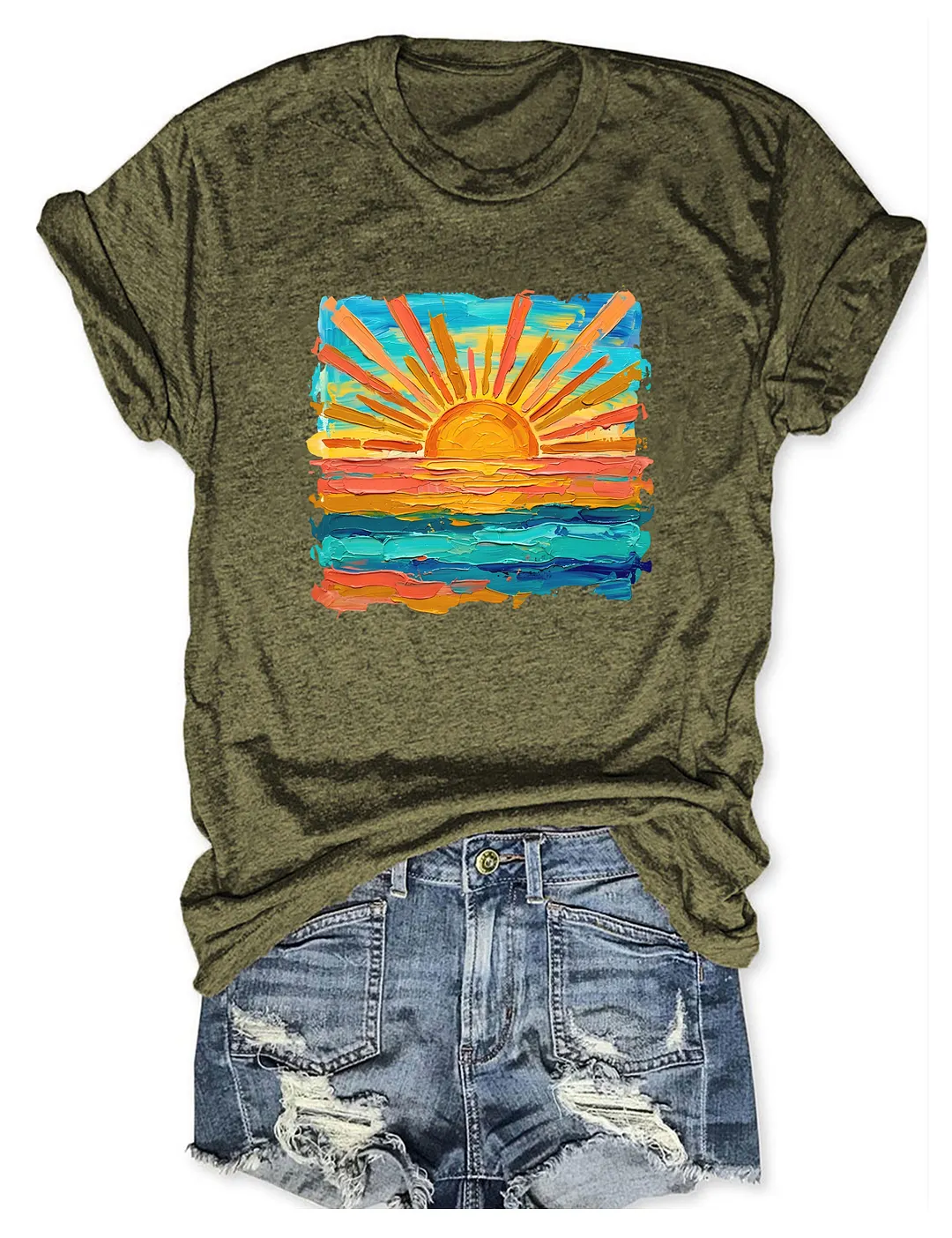 Cute Summer Sunset T-shirt