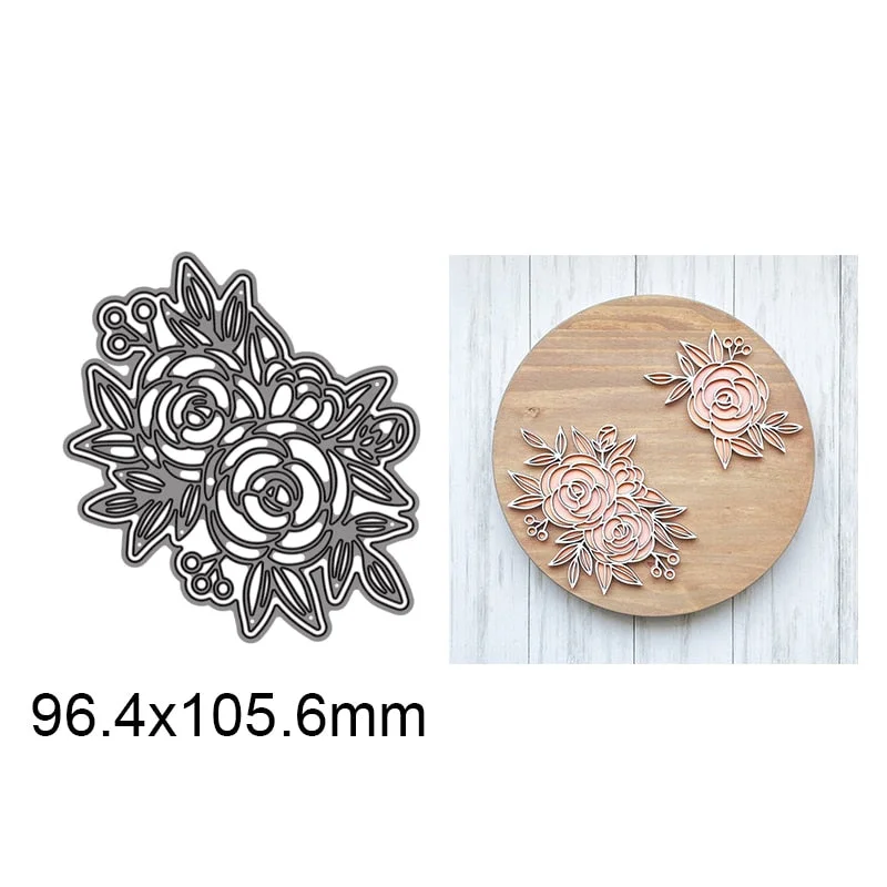 Rose Flower Metal Cutting Dies For DIY Scrapbook Cutting Die Paper Cards Embossed Decorative Craft Die Cut New