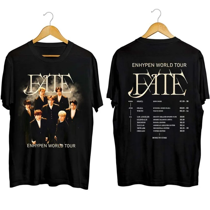 ENHYPEN 2023 World Tour FATE Poster T-shirt