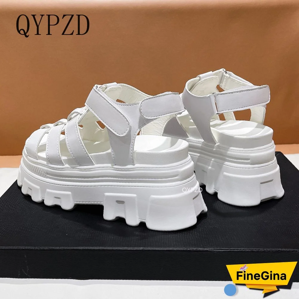 Women Sport Sandals Wedge Hollow Out Sexy Open-Toed Ladies Sandals Outdoor Cool Platform Shoes Women Beach Sandalias De Mujer