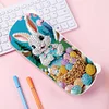 DIY Easter Rabbit Wooden Diamond Painting Storage Box Jewelry Case