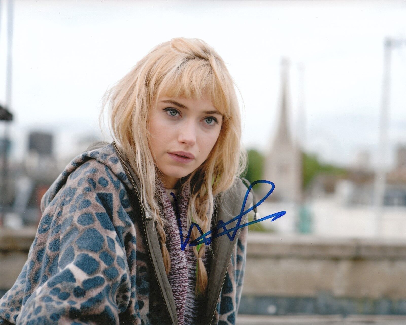 Imogen Poots Autographed 8x10 Photo Poster painting with CoA