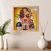 >SALE<5D Diamond Painting DIY girl Full Drill Round Wall Picture