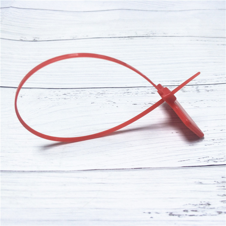 Custom logo laser printed Industrial nfc security tamper proof cable ties for expensive trees forest