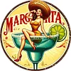 Margaret - Round Metal Tin Signs(12*12Inch) - Bar