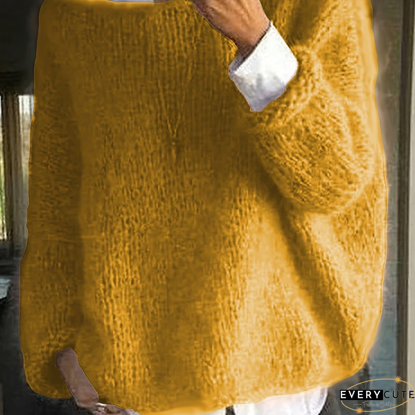 Edgy and snug Sweater