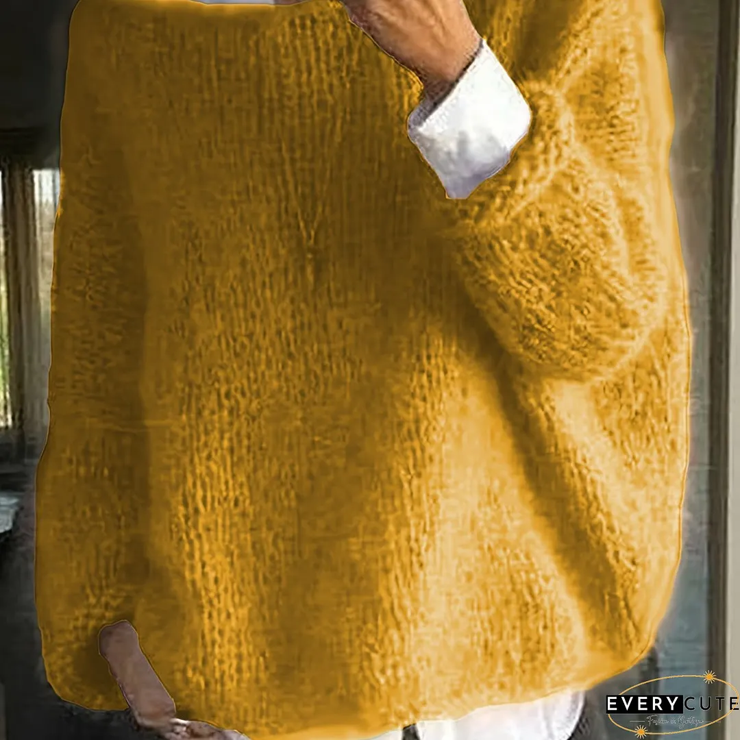 Edgy and snug Sweater