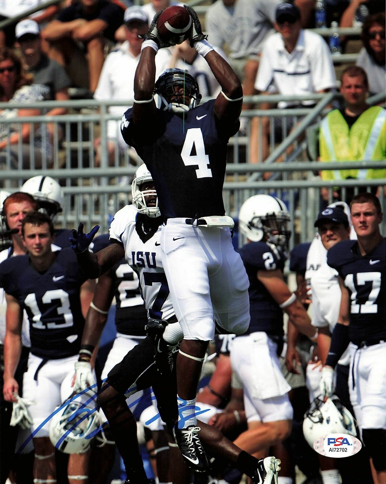 ADRIAN AMOS Signed 8x10 Photo Poster painting PSA/DNA Penn State Nittany Lions Autographed