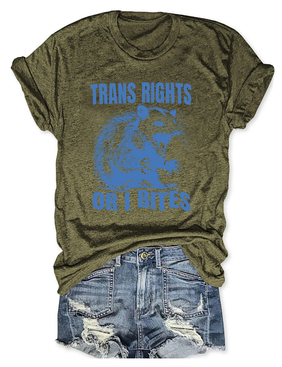 Trans Rights Or I Bites T-shirt