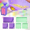 (US Only)6Pcs Diamond Art Tray Rhinestone Sorting Tray Diamond Painting Tray(GreenPurple)