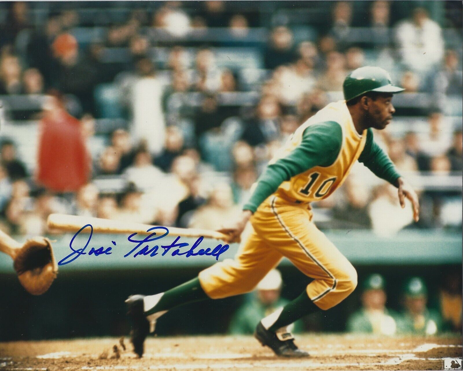 Signed 8x10 JOSE TARTABULL Kansas City A's 8X10 Autographed Photo Poster painting- COA