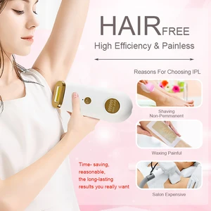 Portable Painless Facial & Body IPL Laser Hair Removal Device