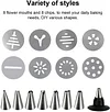 Stainless Steel Cake Cream Decorating Sets Cookie Making Machine Nozzles Mold