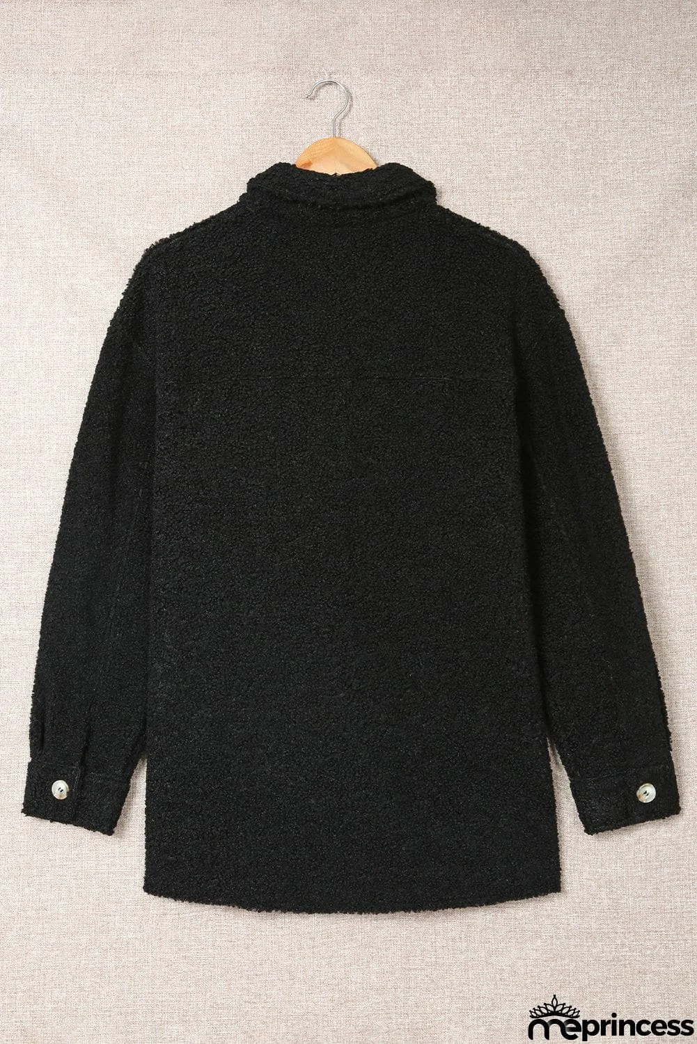 Flap Pockets Button Front Jacket