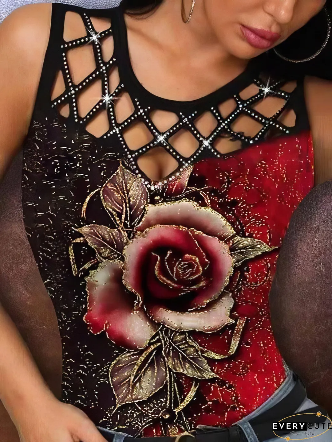 Printed Cami Top