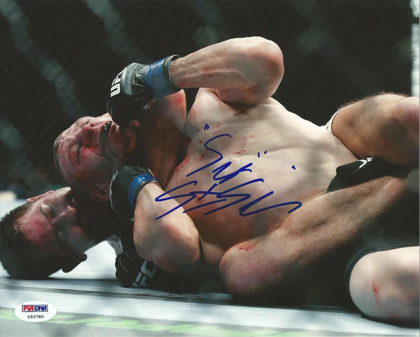 Steven Siler Signed UFC 8x10 Photo Poster painting PSA/DNA COA Picture Autograph 154 159 on FX 4