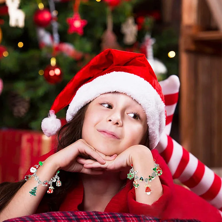 Diy 24 Days Christmas Countdown Calendar Bracelets Set