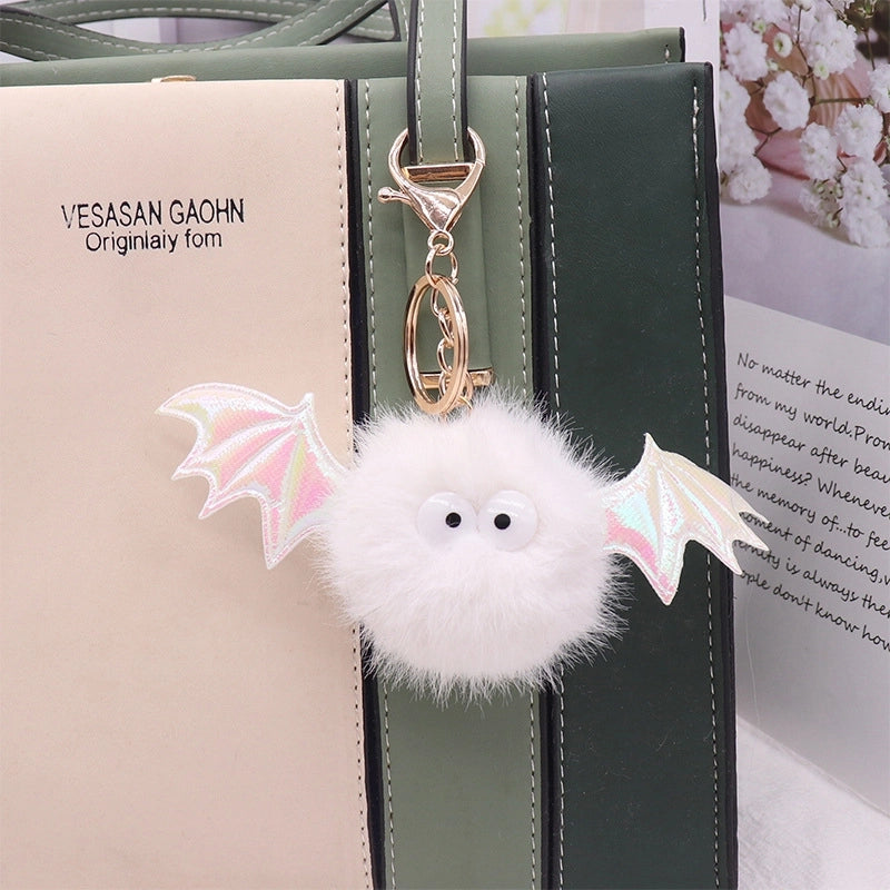 Minimalist Animal Alloy Plush Women’s Keychain