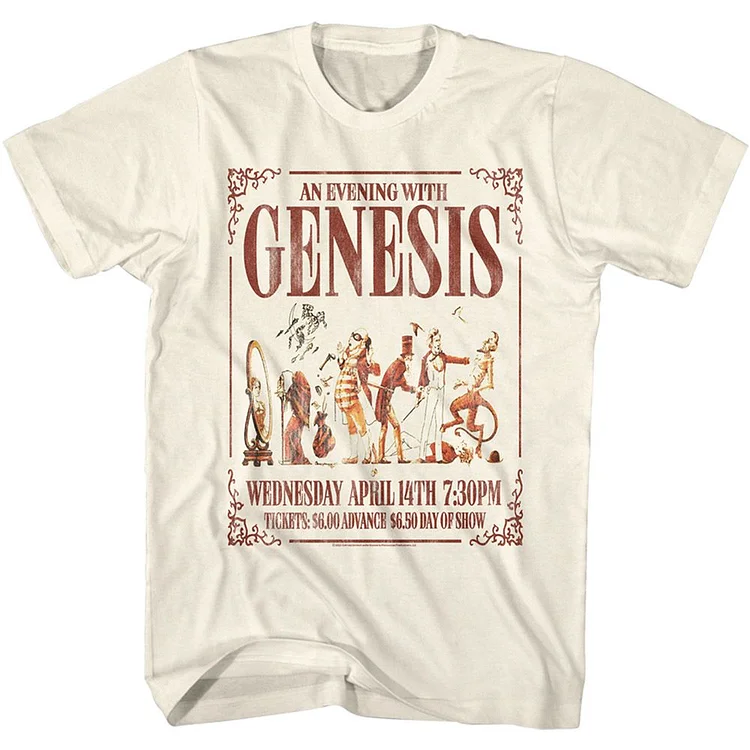 GENESIS Eye-Catching T-Shirt, Evening Poster