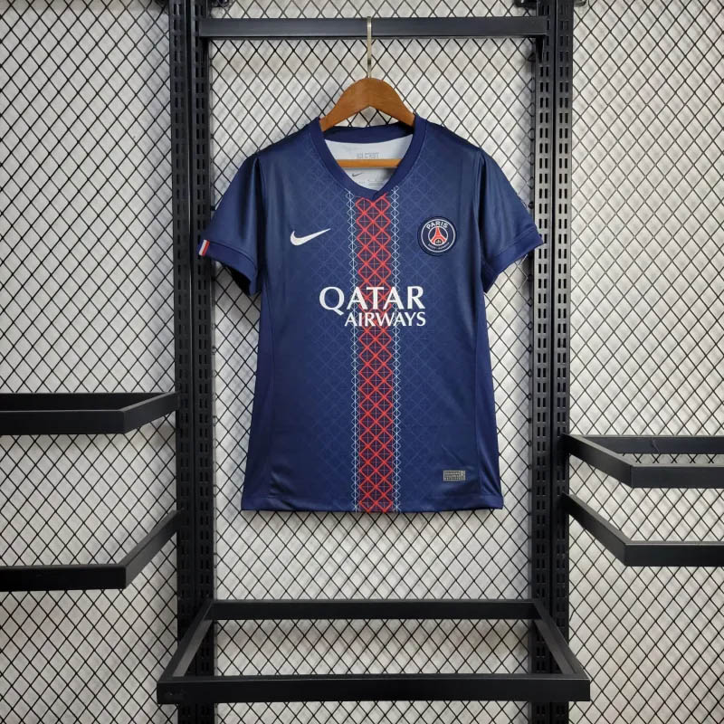 2025-2026 Women PSG Paris Saint-Germain Home Football Shirt 1:1 Thai Quality- Maxi Kit