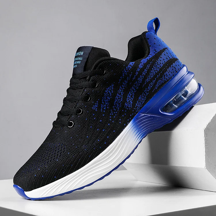 2024 Men's Breathable Fly Knitted Mesh Air Cushion Sports Shoes  Stunahome.com