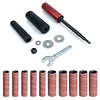 Sanding Rod Kit Drum Sanding Set Electric Drill Attachment Sanding Wood Metal