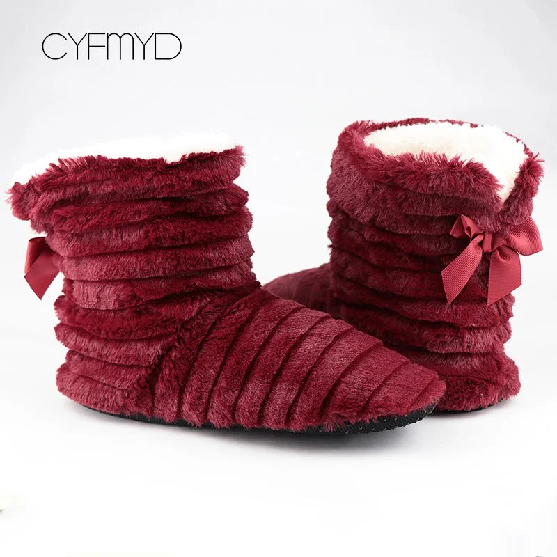 Furry Slippers for Women Winter Home Shoes 2020 Plush Cozy Soft Female Indoor Slippers with Fur Bedroom Family Shoes Size 35-42
