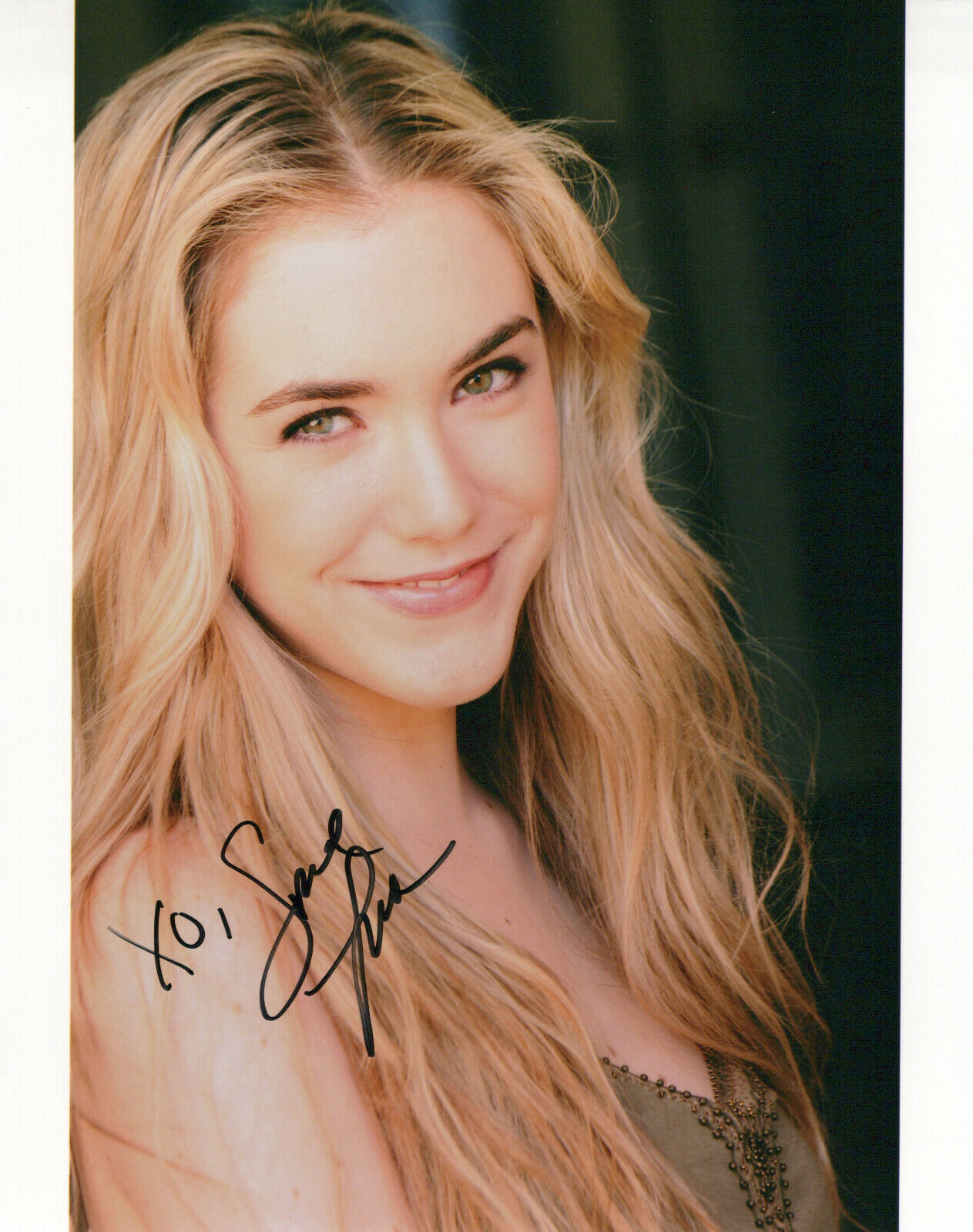 Spencer Locke glamour shot autographed Photo Poster painting signed 8x10 #4