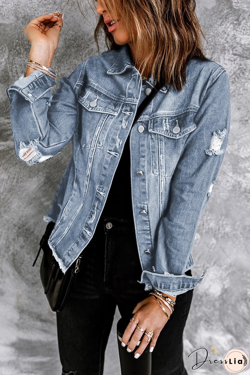 Sky Blue Denim Jacket
