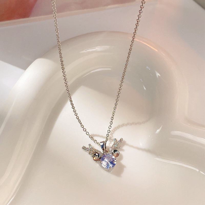 Antler Zirconia Necklace