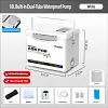 Mini fishing box with oxygen pump, fish and shrimp tank, live fish tank, oxygenated, thickened and insulated, suitable for sea fishing