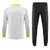 2024-2025 Liverpool Half-Pull Training Suit Grey Jersey 1:1 Thai Quality Set