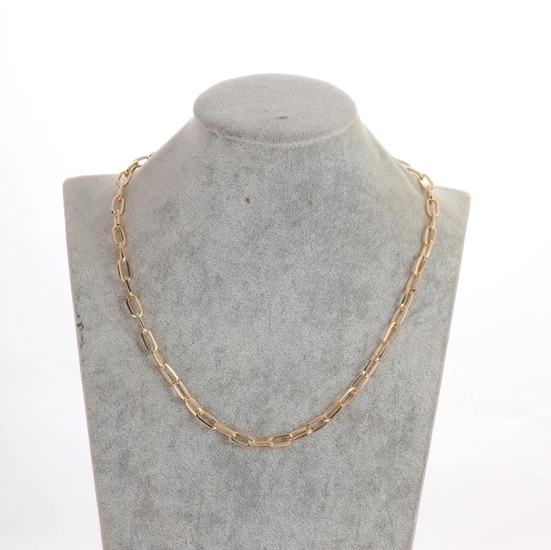 Iron Copper Minimalist Cool Style Toggle Plating Geometric Solid Color Necklace