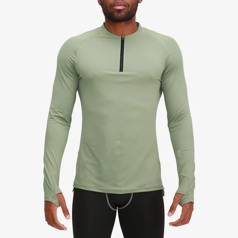 3D Crop Men's Long Sleeve Sports T-shirt