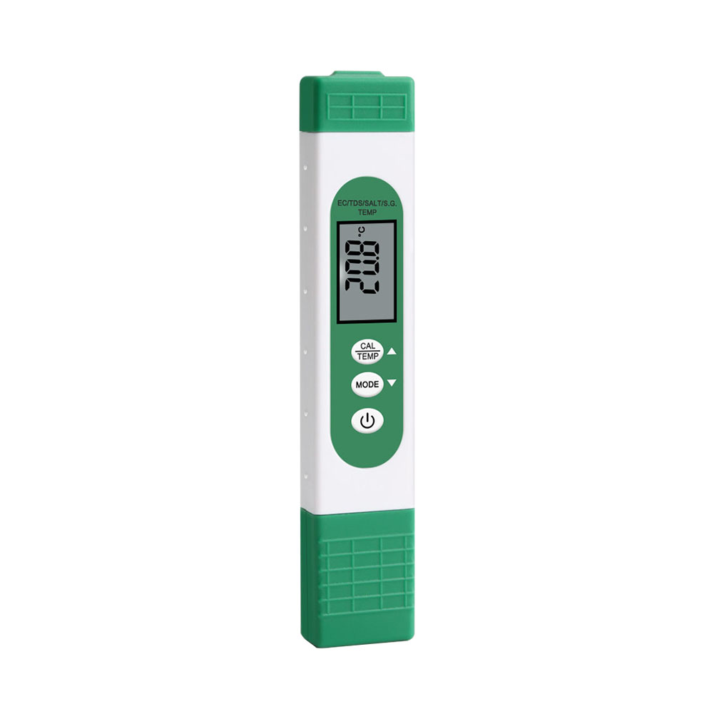 

5 in 1 Water Quality Monitor Tester Pen EC S.G Salt Temperature Detector, 501 Original