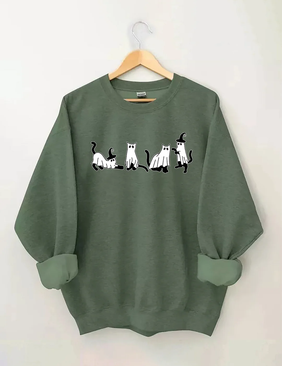 Cute Cat Ghost Sweatshirt
