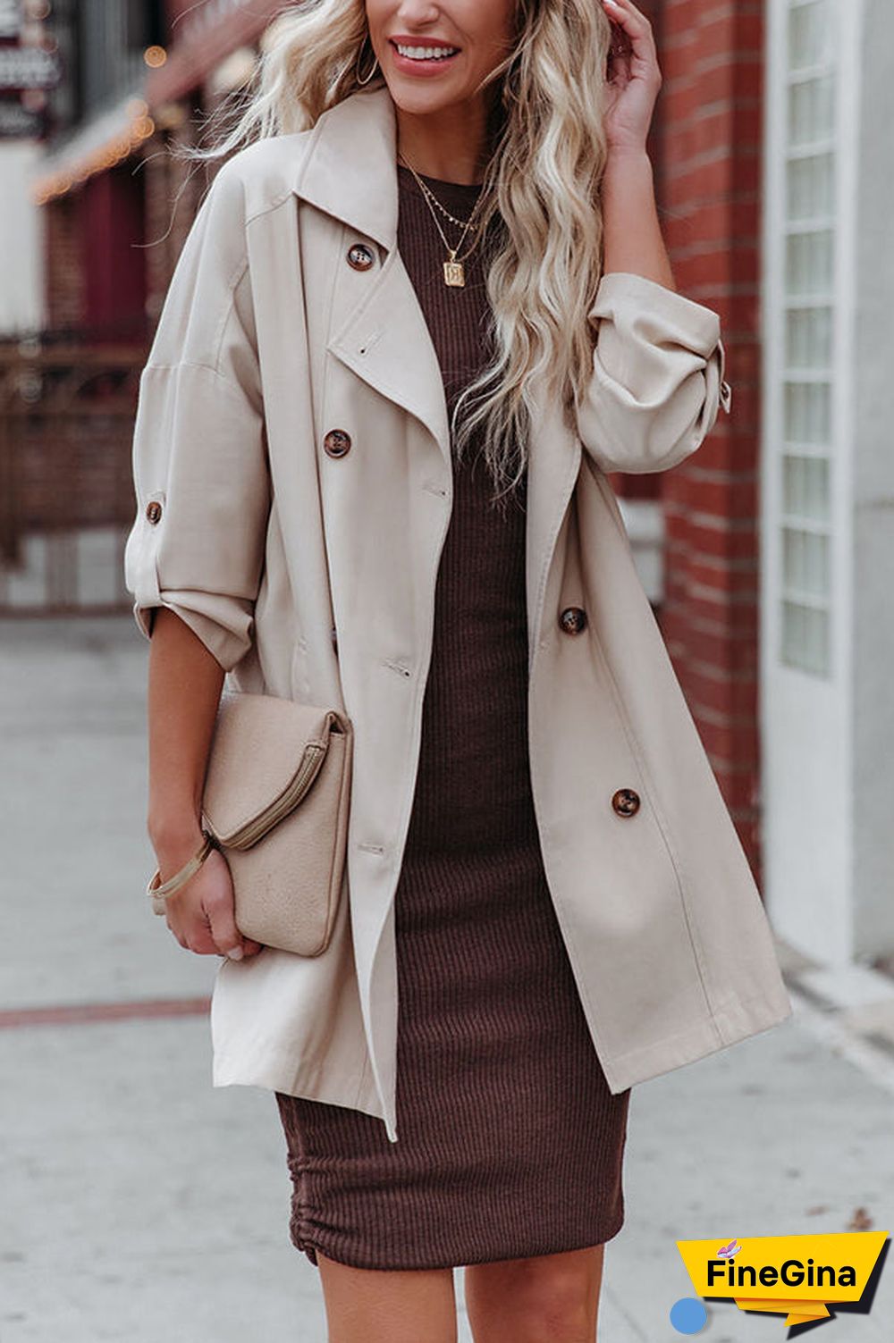 Double Agent Short Trench Coat