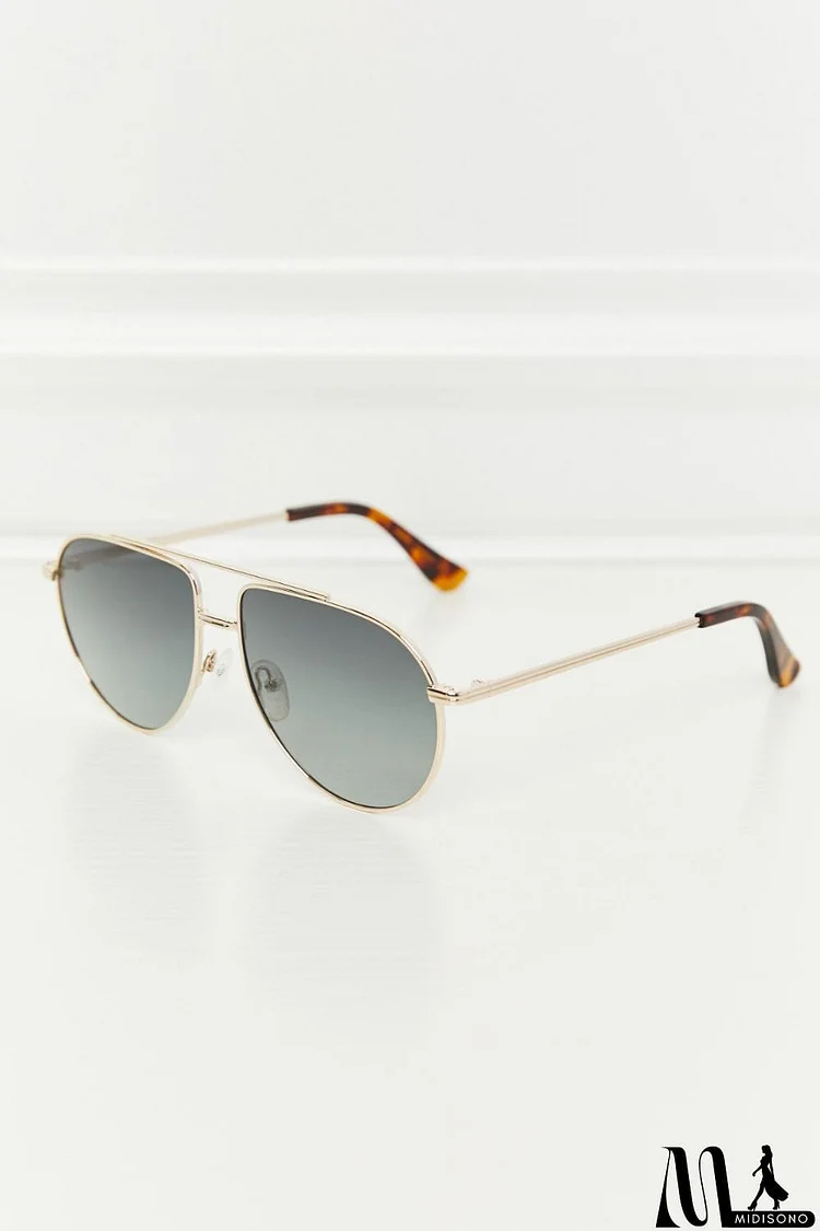 TAC Polarization Lens Aviator Sunglasses