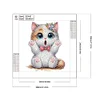 Diamond Painting-DIY Crystal Rhinestone Surprised Kitty