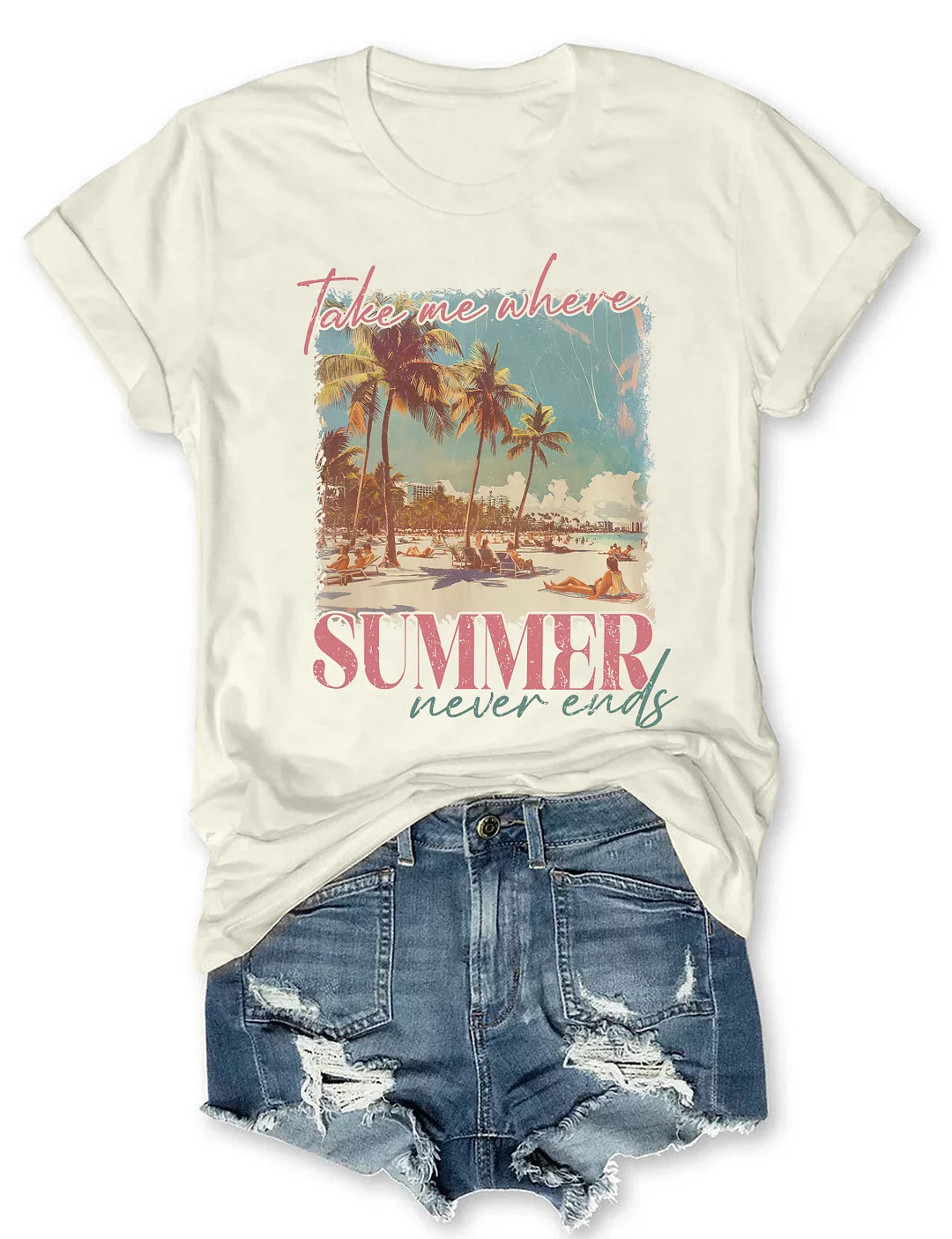 Take Me Where Summer Never Ends T-shirt