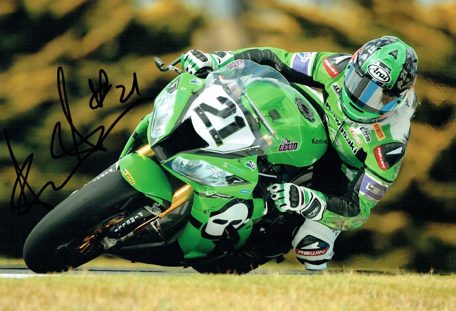 Allesandro ANDREOZZI SIGNED Autograph Italian Motorbike Racer Photo Poster painting AFTAL COA