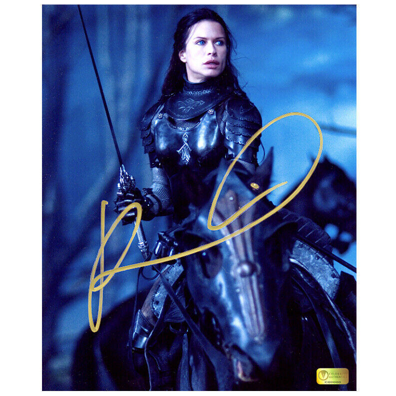 Rhona Mitra Autographed Underworld Rise of the Lycans 8x10 Scene Photo Poster painting