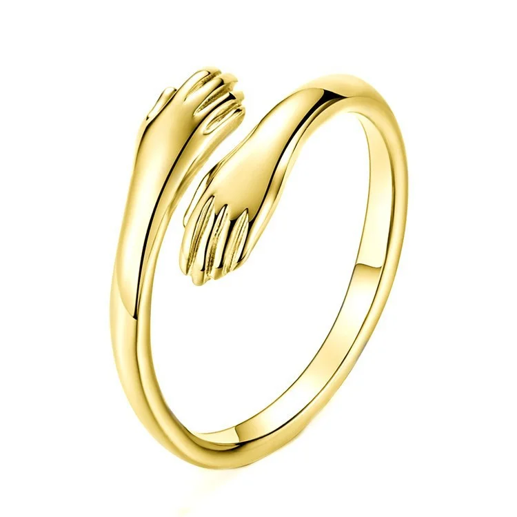 Musedesire Couple Hug Ring （adjustable）